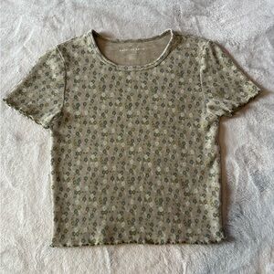 American Eagle Cropped Baby Tee